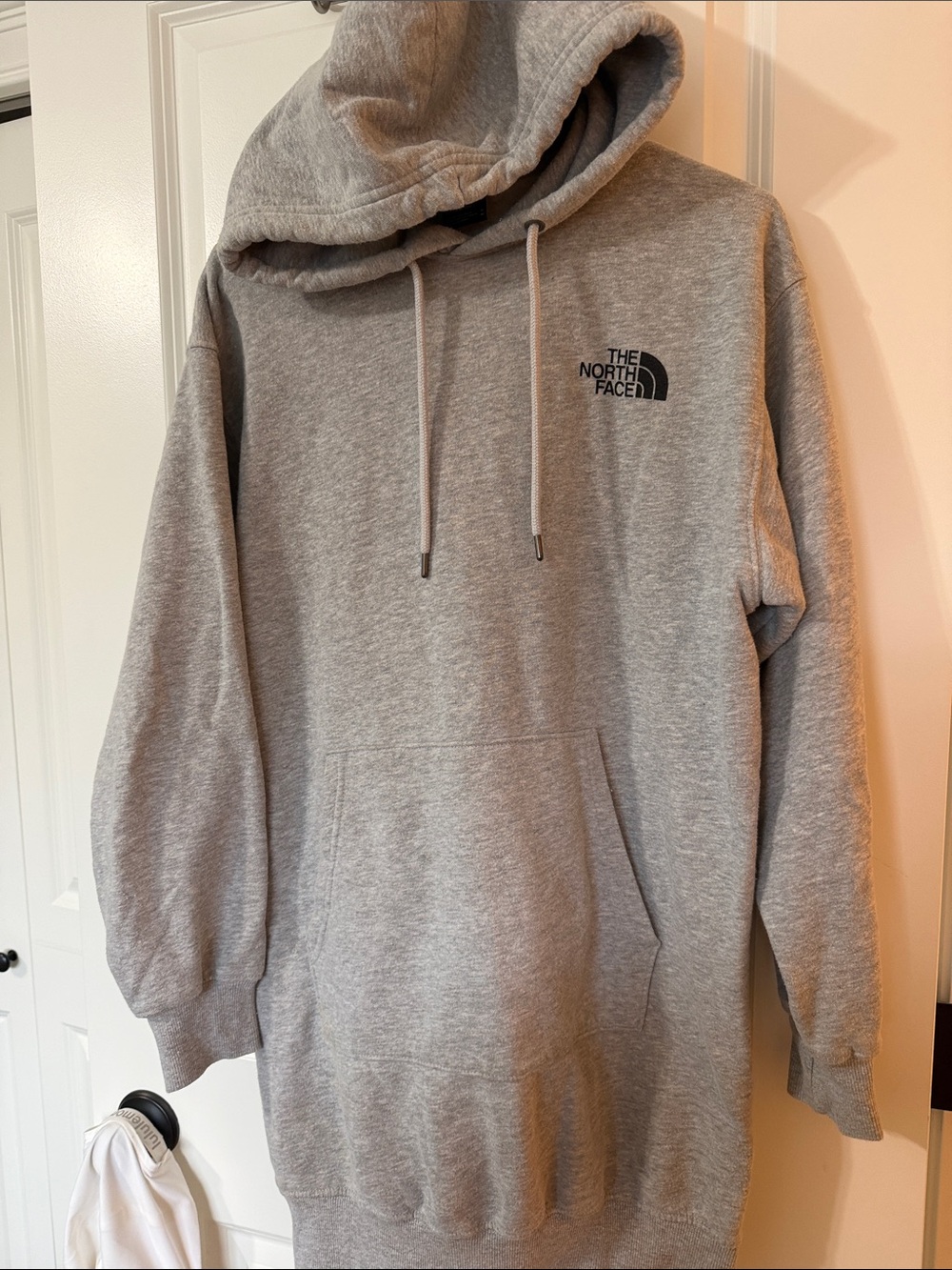 The North Face Light Gray Pullover Hoodie